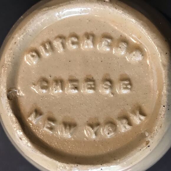 Vintage Dutchess Cheese New York Ceramic Lidded Crockery, Beige - Picture 14 of 16